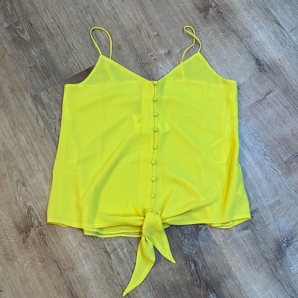 NWT - Francesca’s Tie Front Tank
